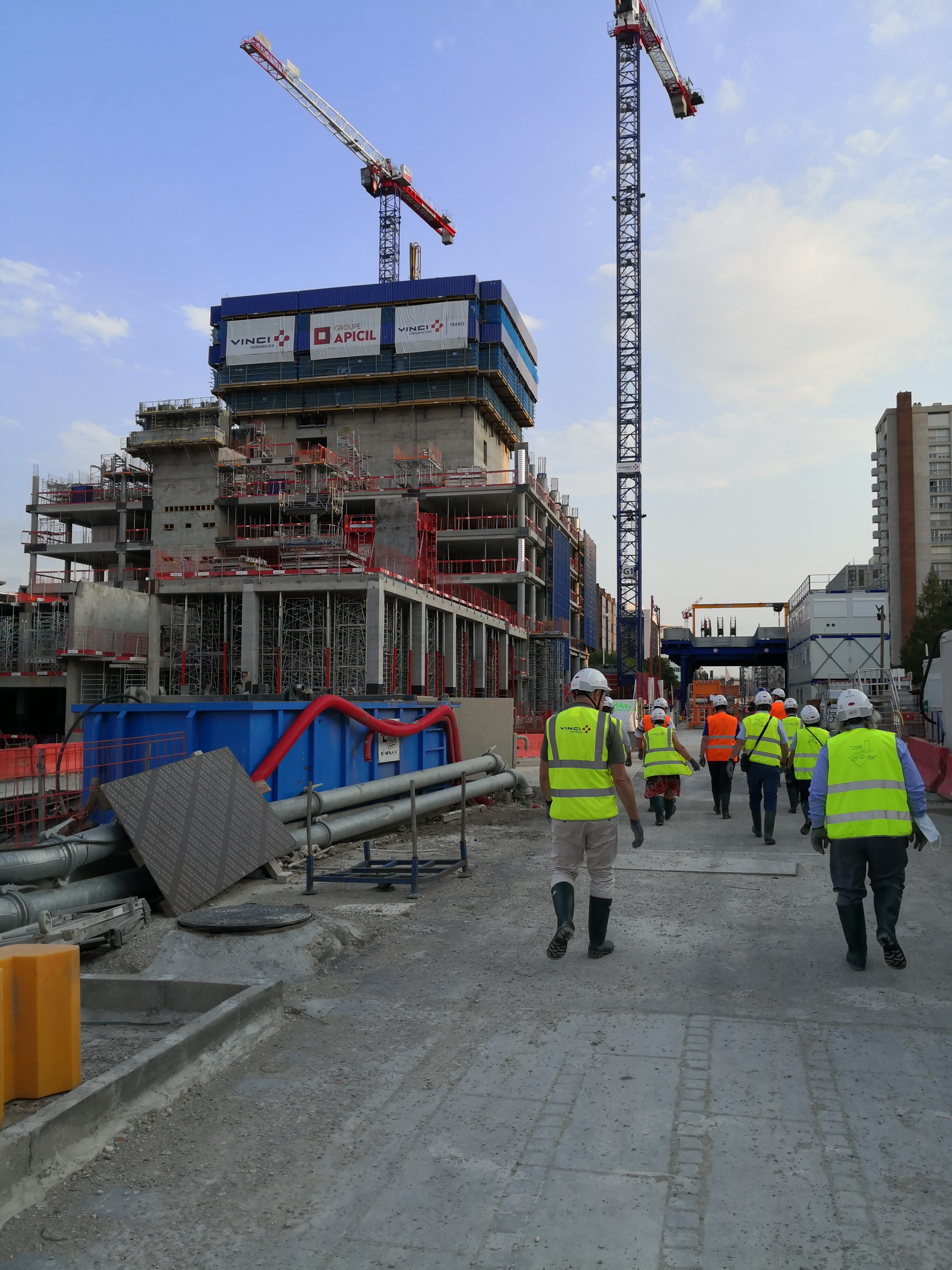 Chantier Vinci de la gare de la Part-Dieu - photo : Jacky ROUSSELLE