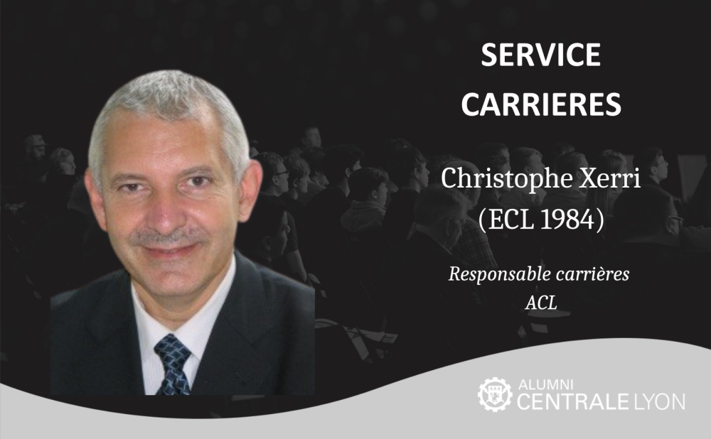 Christophe Xerri (ECL1984) le service Carrières de l'ACL évolue